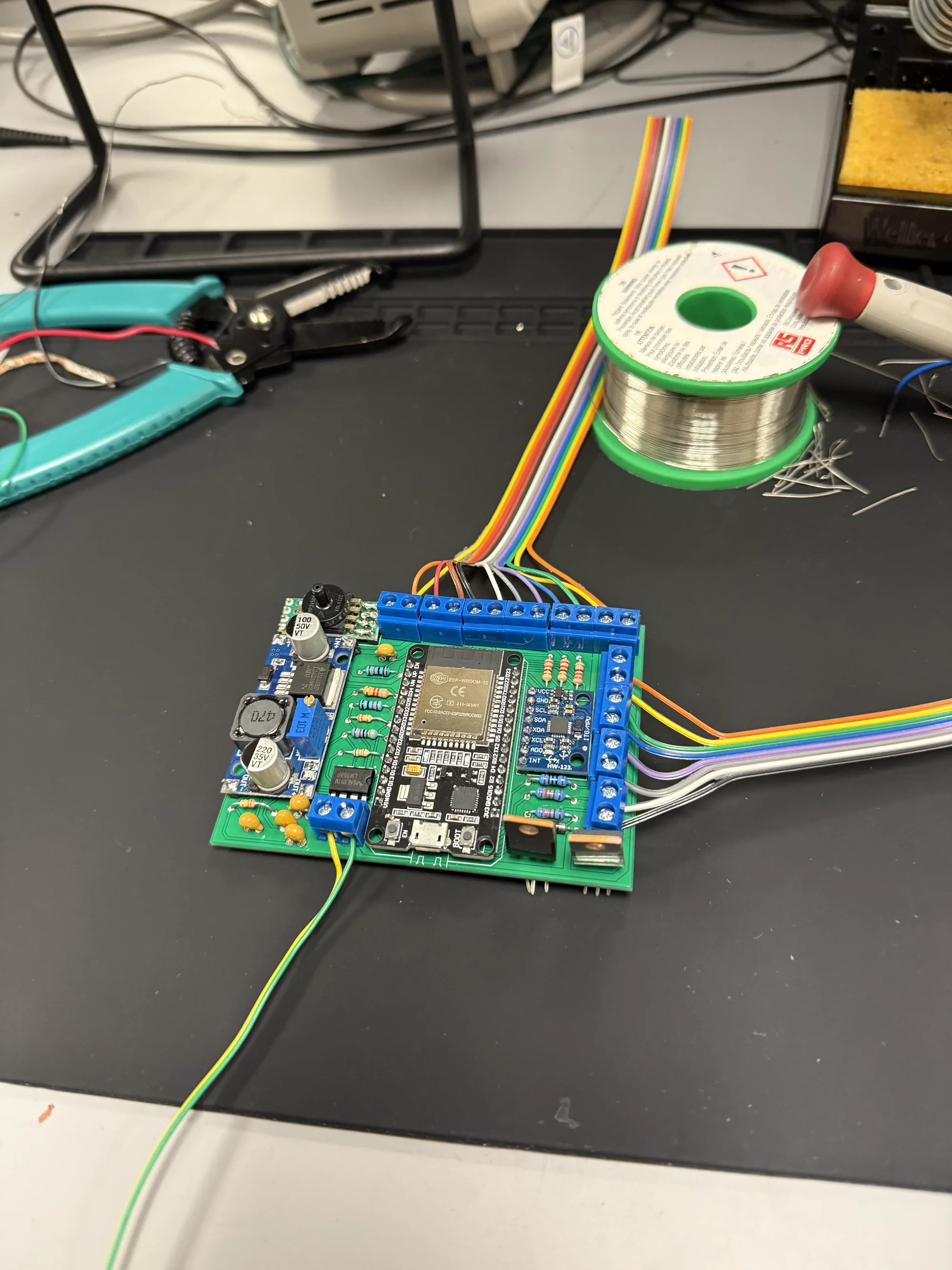 Smart Tourniquet System - Final PCB Construction